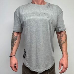 EMBOSS TEE Gray