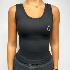 Criss Cross Tank Top Women’s Olympia Black