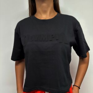 Emboss Crop Tee Women’s Olympia Black