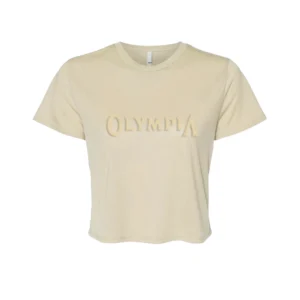 Emboss Crop Tee Women’s Olympia Beige
