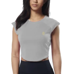 Fitted Crop Tee Women’s Olympia Grey