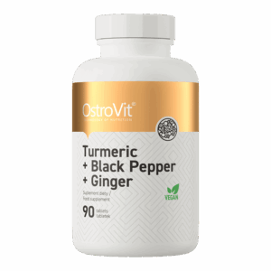 OstroVit Turmeric + Black Pepper + Ginger 90 tablets