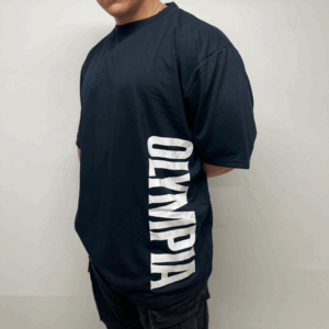 Olympia Premium Vertical Tee Oversize Black