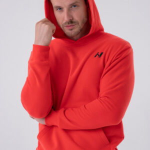 Pull-over Hoodie with a Pouch Pocket Red 331