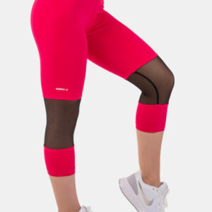 High-Waist ¾ Length Sporty Leggings Pink 406