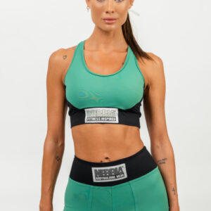 High-Impact Padded Sports Bra SIGNATURE Green 472