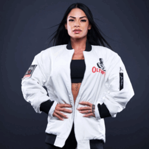 Olympia White Bomber Jacket