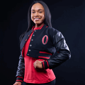 Olympia Varsity Women's Jacket Black