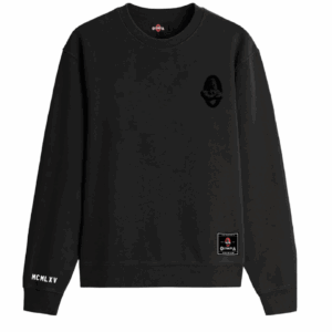 Olympia Crewneck Black on Black
