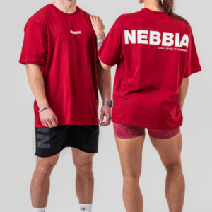 Oversized T-Shirt GYM ESSENTIALS 381 Dark Red