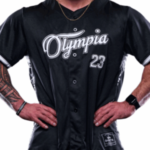 Olympia Baseball Jersey Black