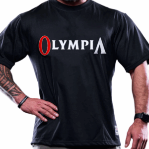 Olympia Premium Bodybuilding Black OS Tee