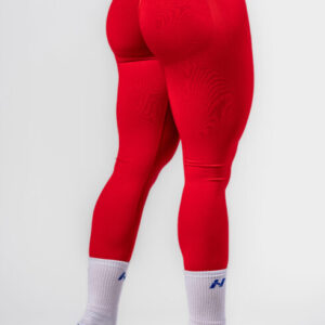 Shaping Seamless High-Waist Leggings MAXIMUM PUSH-UP Red 302